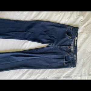 MADEWELL Lowrise Dark Wash Jeans